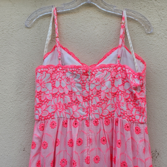 LILLY PULITZER Kyla Maxi Dress Garden Gate Eyelet - Picture 10 of 12